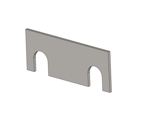 13. Shim Plate Door Hinge Vertical Stainless