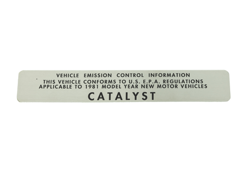 2. Catalyst 1981 Label Stainless